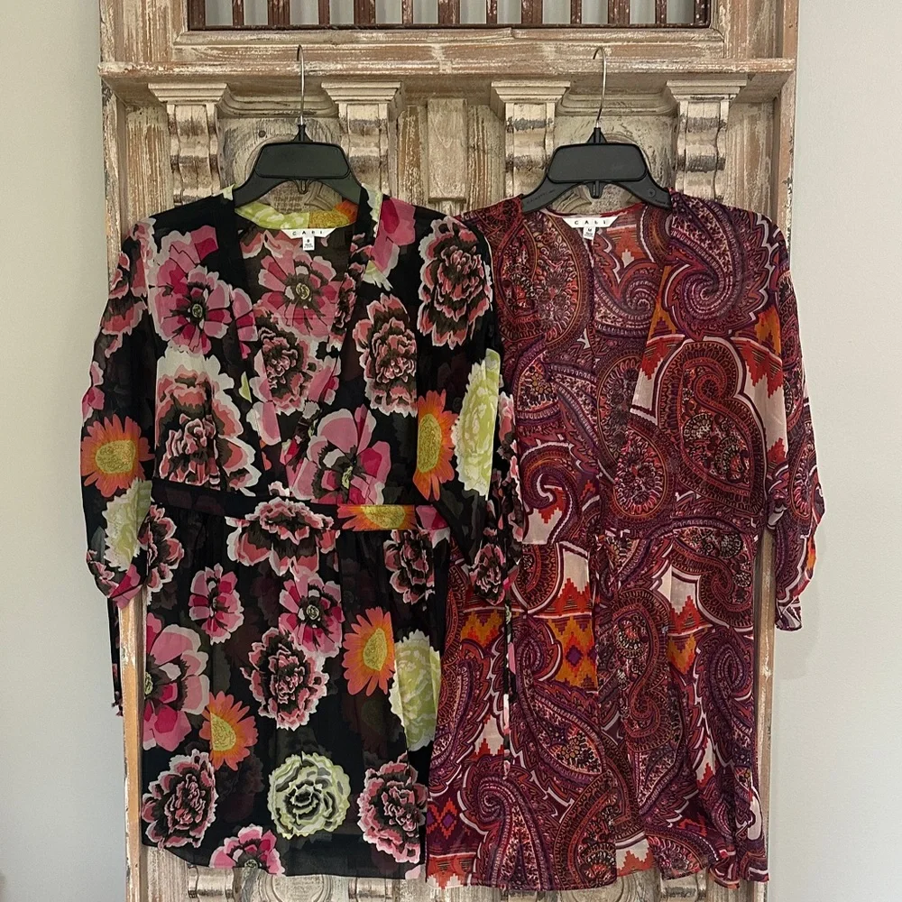 CAbi Swimsuit Coverup set of 2